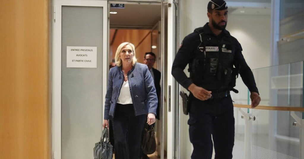 Ein RN -Rahmen begrüßt die Bedrohungen gegen den Richter, der die Verurteilung von Marine Le Pen aussprach Ein RN -Rahmen begrüßt die Bedrohungen gegen den Richter, der die Verurteilung von Marine Le Pen aussprach
