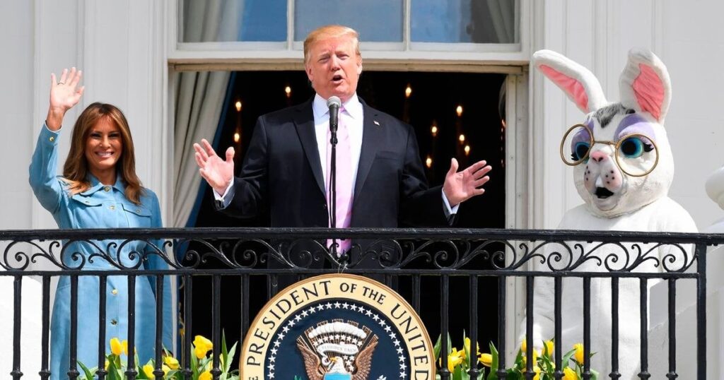 Trump schlägt Biden und Gerichte in einer weiteren hasserfüllten Osterbotschaft