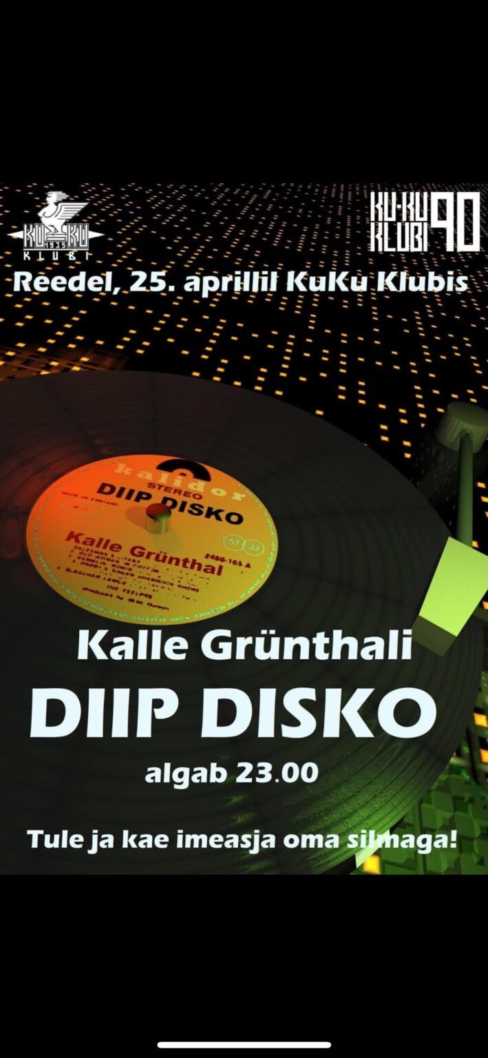 Zuallererst der Braten des Netzes, jetzt die Grünthal -Disco, was kommt als nächstes?