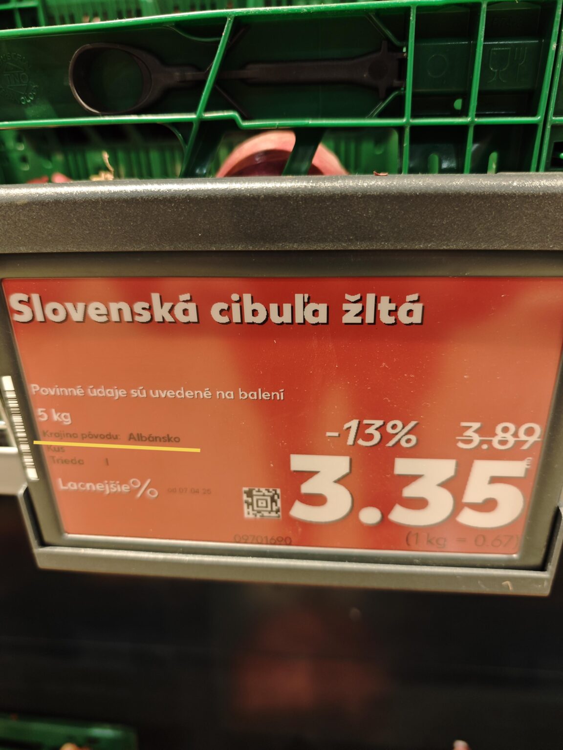 Zwiebel -Slowaka und kein anderer