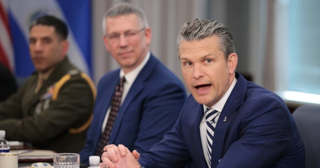 Pete Hegseth fließt im Chat -Skandal der zweiten Signalgruppe aus
