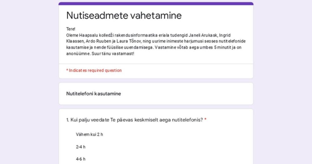 Mini -Studie zum Ändern von Smartphones Mini -Studie zum Ändern von Smartphones