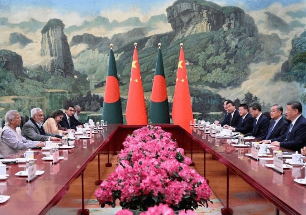 Bangladesch winkt China mit einem strategischen Fuß in Südasien