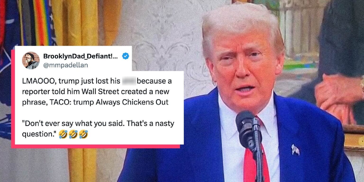 Der Spitzname von Wall Street "Taco" verärgert Trump beim Pressekonferenz. Jetzt machen alle den gleichen Witz