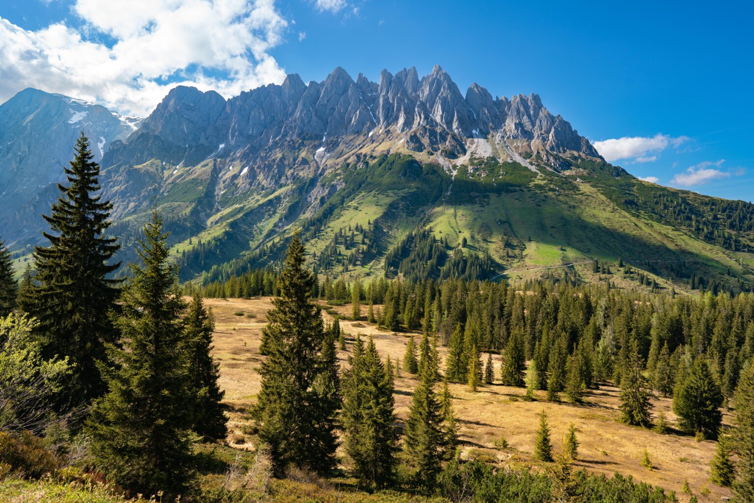 Beautiful Hochkönig mountain in Austria
