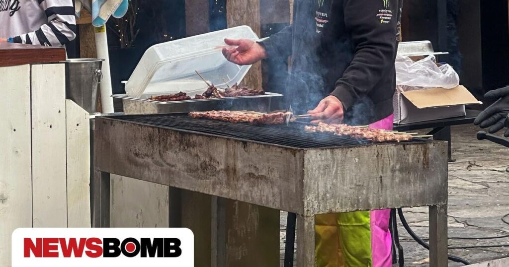 Schließlich bei den Festivals mit Spieß und Backen - nur mit Catering