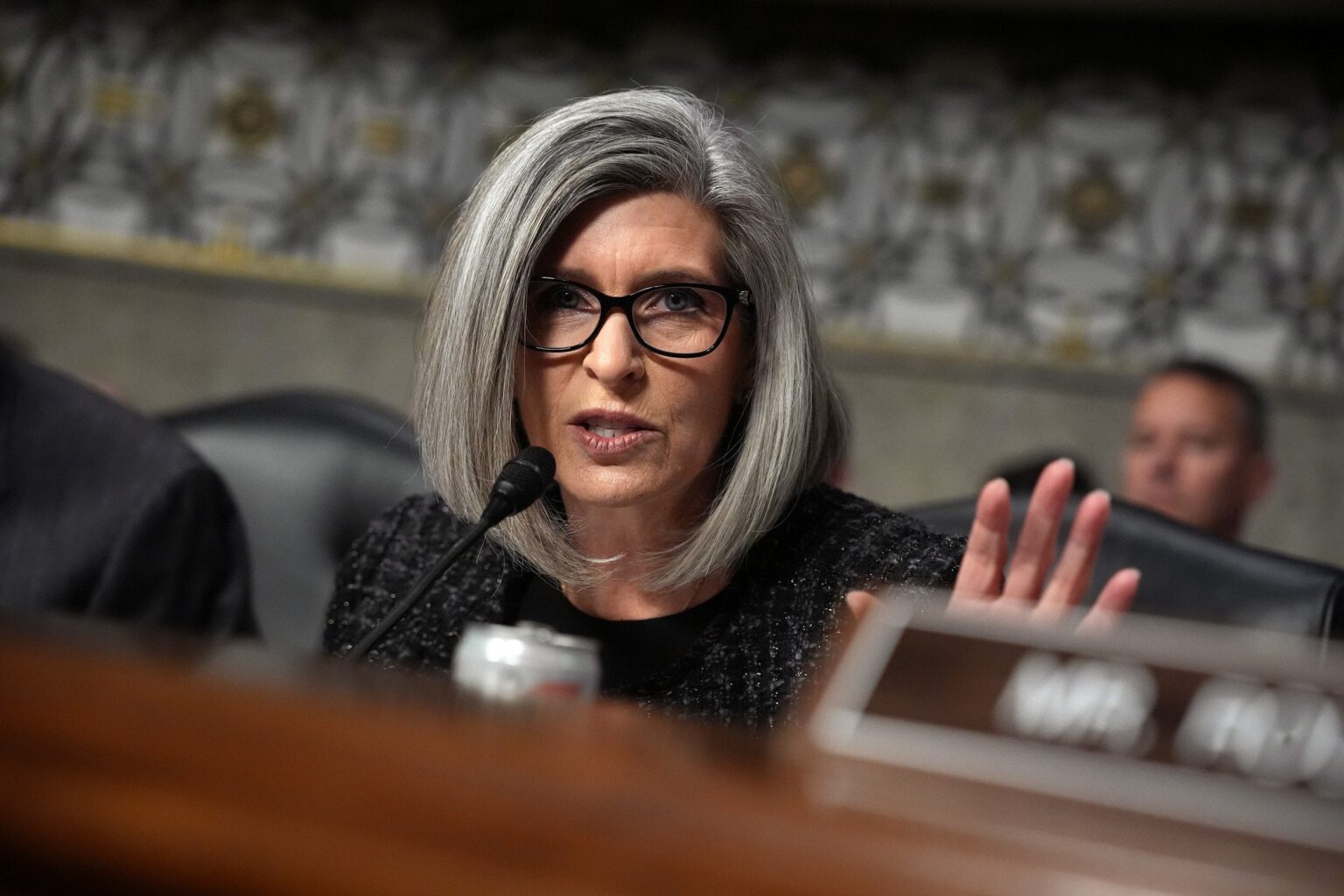 Der Demokrat bewertet den Republikaner Joni Ernst in der Umfrage des Senats von Iowa Senate