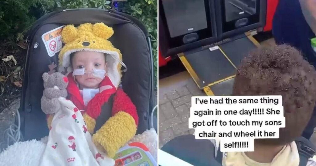 Der Busfahrer verlässt Mama und behinderte Sohn an der Haltestelle, nachdem er sich geweigert hatte, die Rampe zu senken