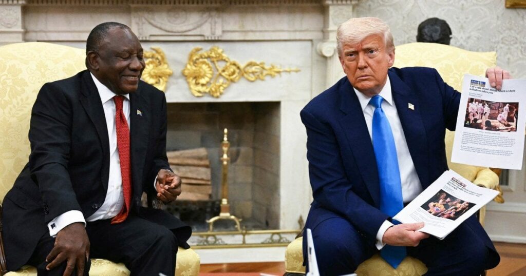 Trumps Image toter 'weißer Bauern' kam aus Reuters -Filmmaterial im Kongo, nicht im Südafrika
