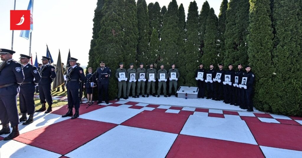 In Borovo war das 34. Jahrestag des Mordes an 12 kroatischen Polizisten