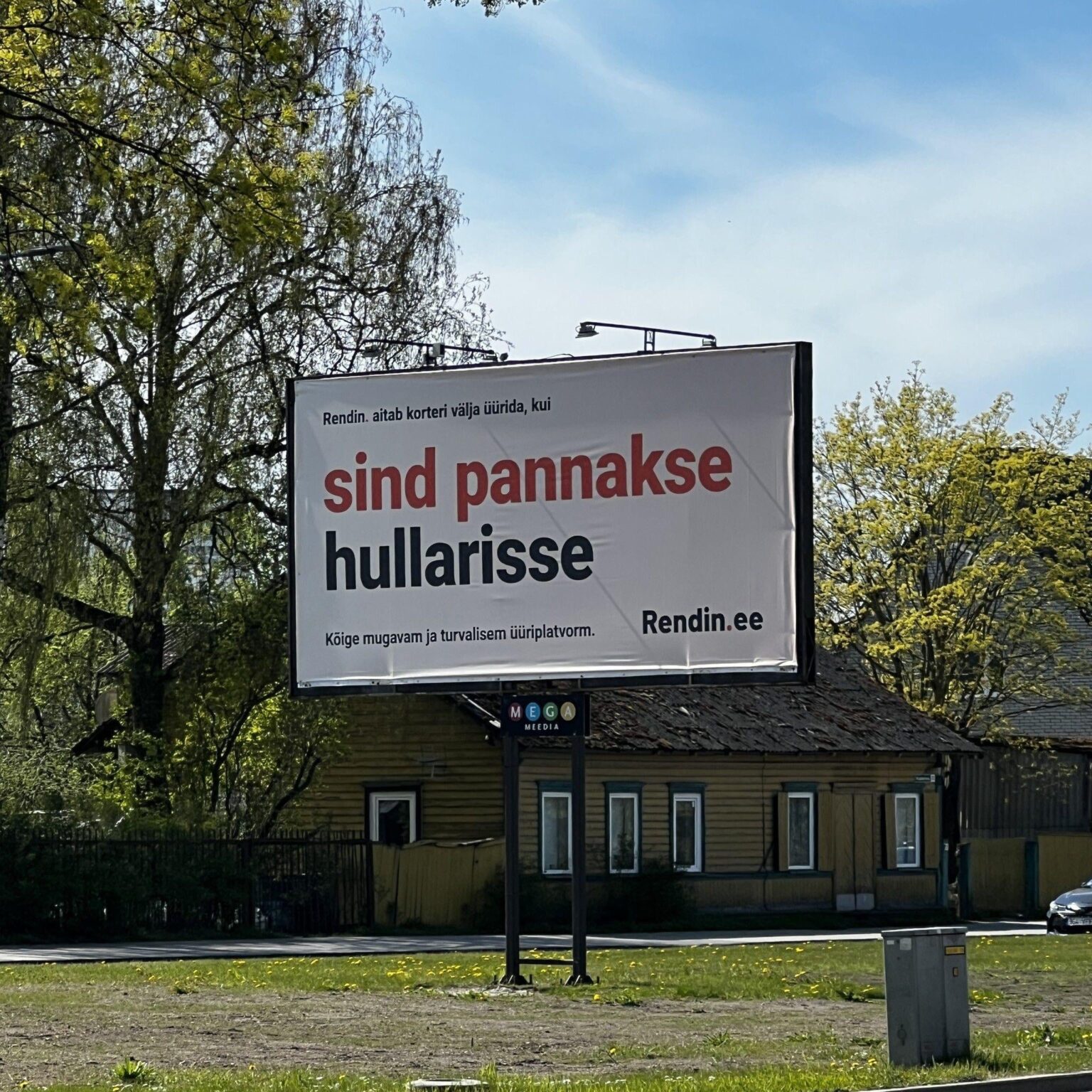 Eine milde Anzeige bei Sewald