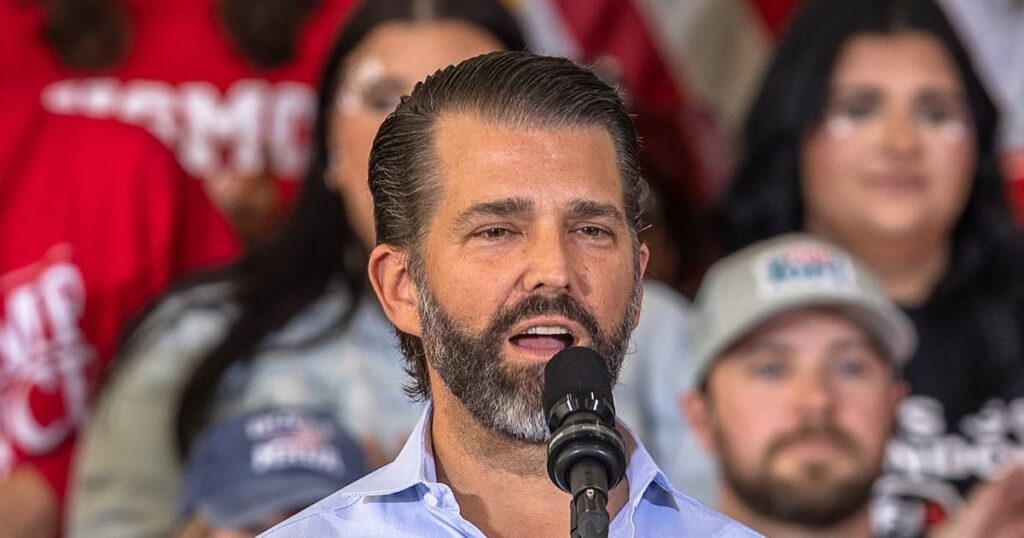 Donald Trump Jr.s Post über Joe Bidens Krebs sparks Wut