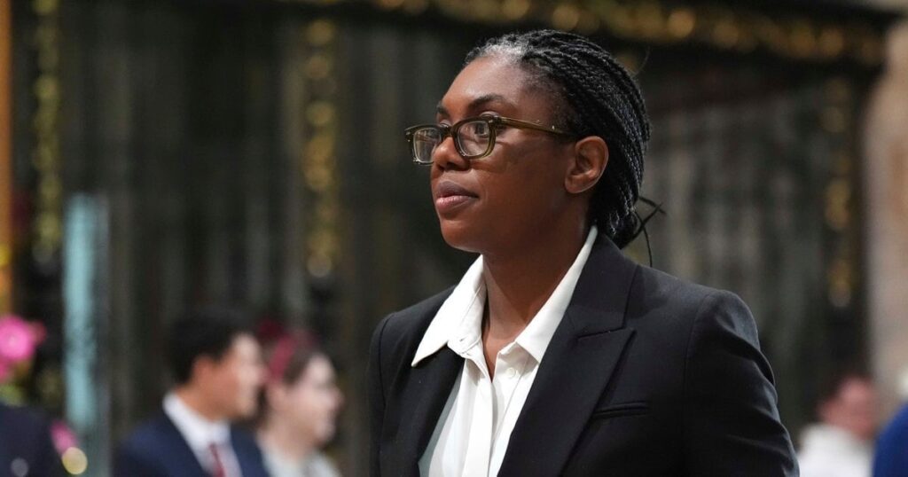 Hammerblas für Kemi Badenoch Als Schockumfrage die Tories auf den vierten Platz belegt