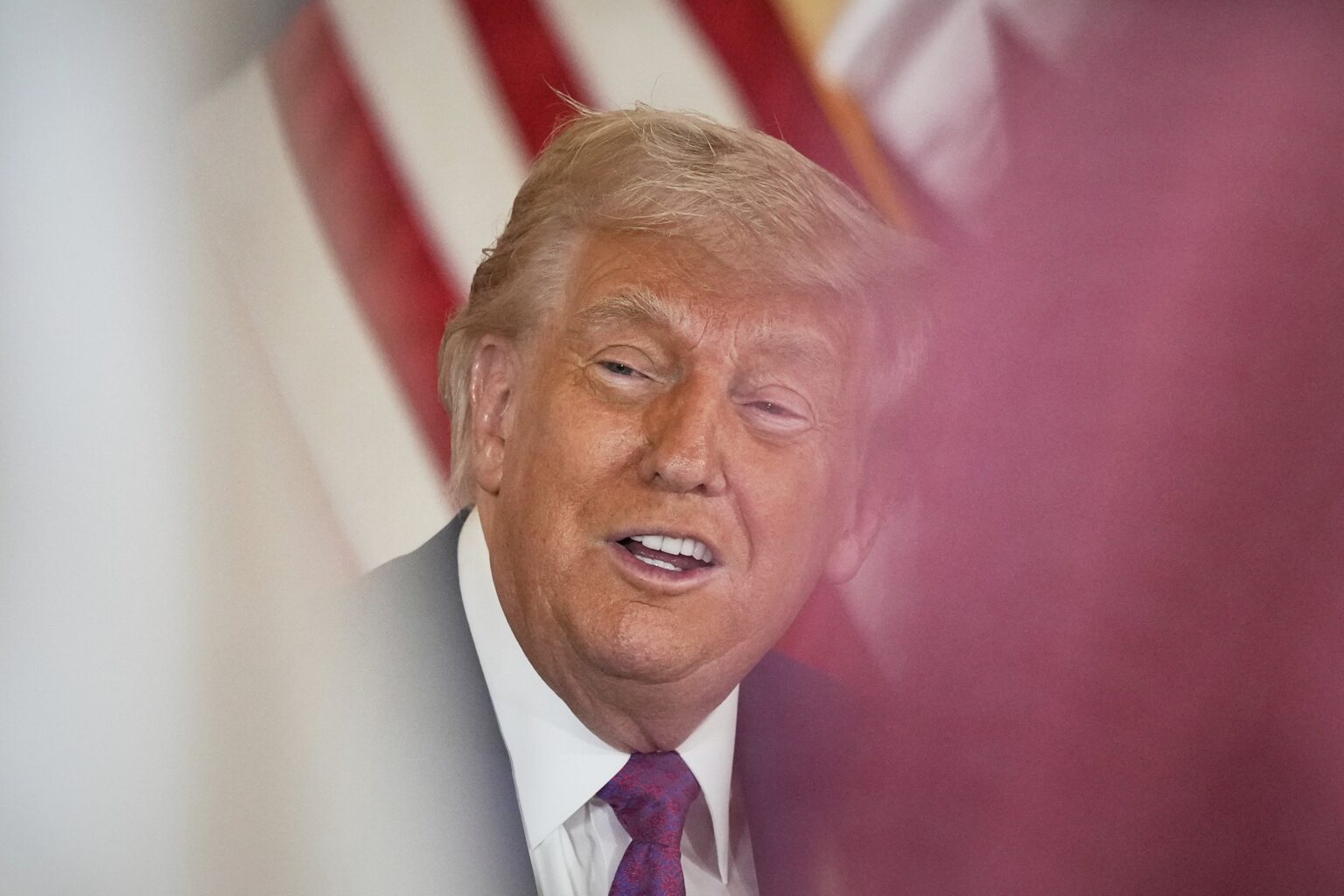 Donald Trump gab eine Warnung aus