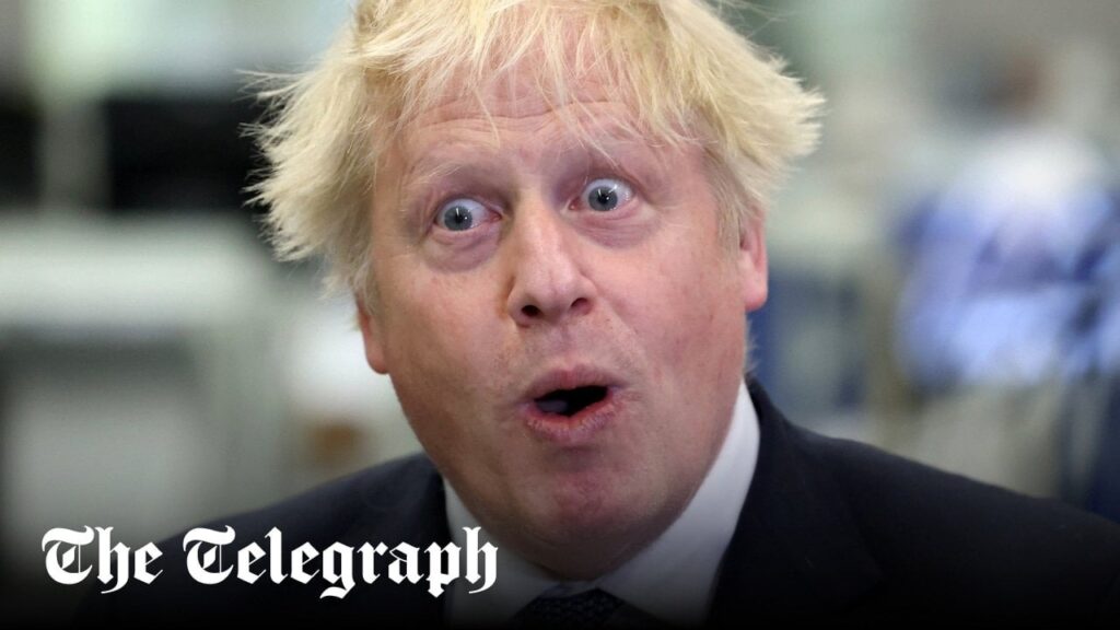 Tory -Abgeordnete sagen Boris Johnson: Wir wollen dich nicht zurück.