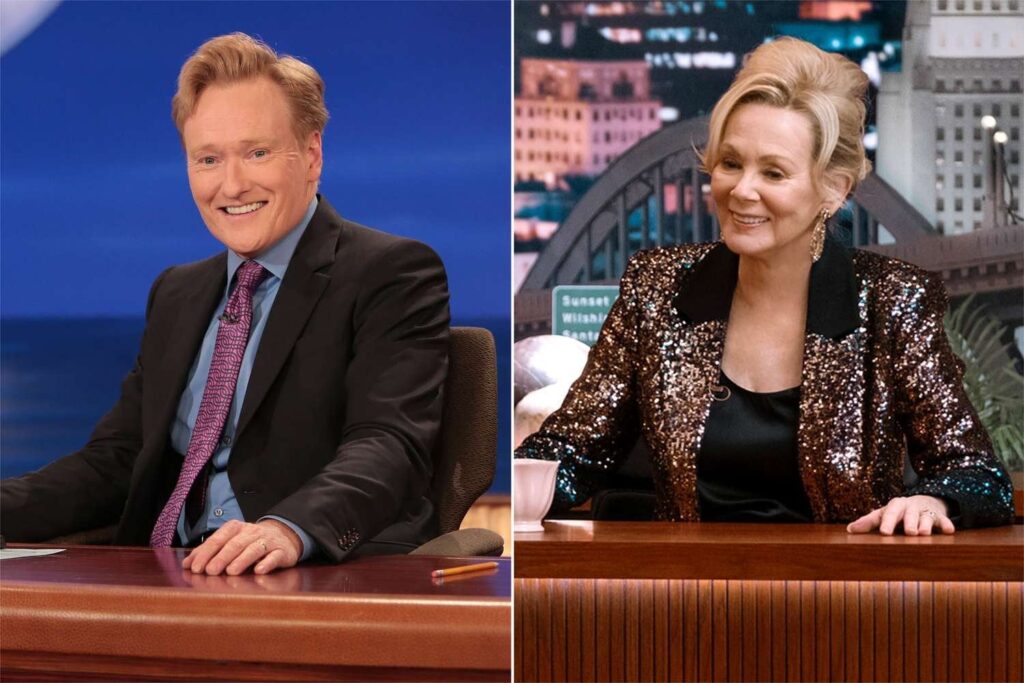 Conan O'Brien sagt, dass er Hacks am Late Night TV PTBS schaut: "Ich erlebe es wieder."