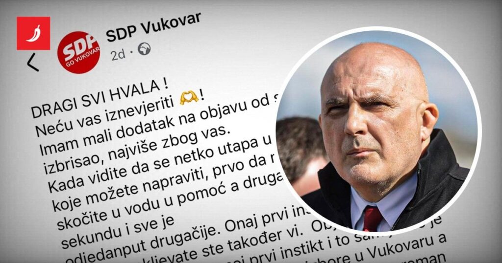 Nach der Niederlage in Vukovar wurde die SDP von der Stadt, den Serben, Journalisten, Priestern, SDSs … beleidigt … Nach der Niederlage in Vukovar wurde die SDP von der Stadt, den Serben, Journalisten, Priestern, SDSs ... beleidigt ...