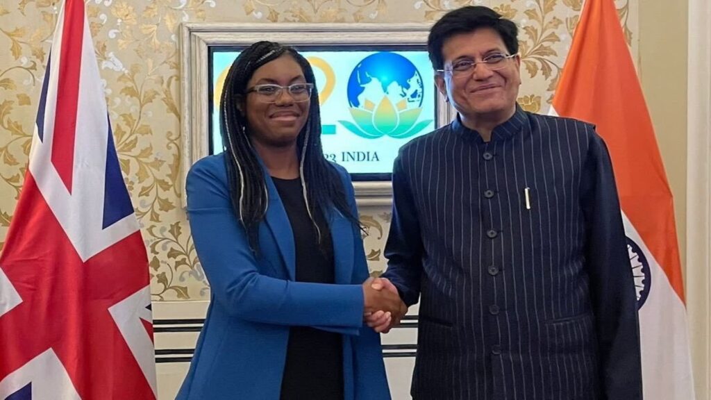 Kemi Badenoch hat sich bereit erklärt, Steuervereinbarungen zu handeln, sagen indische Beamte