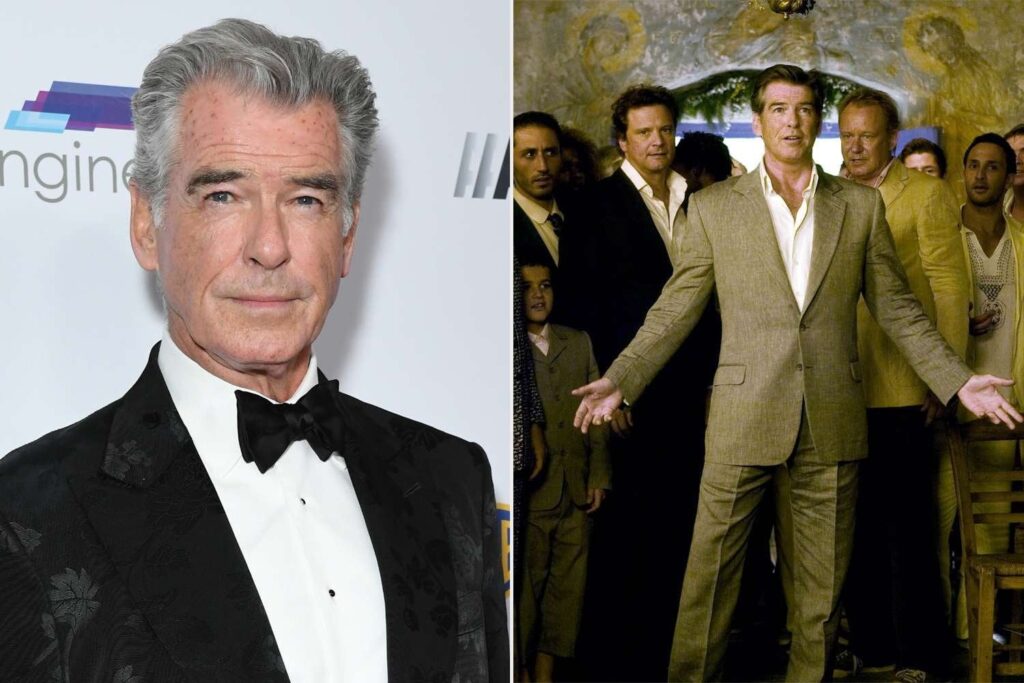Pierce Brosnan hatte "Angst", in Mamma Mia zu singen! Bis er bemerkte, dass Colin Firth "gleichermaßen ausgeflippt" aussah "
