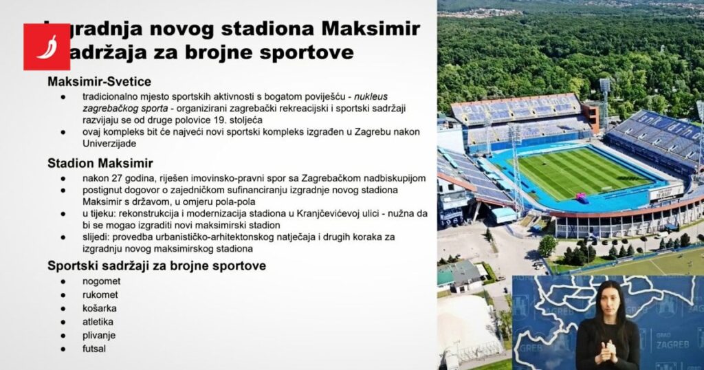 Tomašević präsentierte das neue Projekt des Maksimir -Projekts – umfasst ein neues separates Sportstadion, ein Handballhaus und Hall, ein multifunktionaler Basketball und Futsal Hall sowie zwei Subway -Garagen Tomašević präsentierte das neue Projekt des Maksimir -Projekts - umfasst ein neues separates Sportstadion, ein Handballhaus und Hall, ein multifunktionaler Basketball und Futsal Hall sowie zwei Subway -Garagen