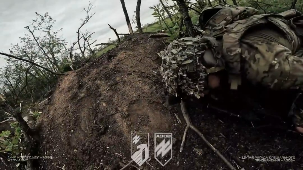 Dieses Filmmaterial zeigt den ersten Betrieb des internationalen Azov -Bataillons. Toretsk -Richtung, Mai 2025, 12. Spezialoperationen Brigade "Azov" (NGU). [Published 28.05.2025]