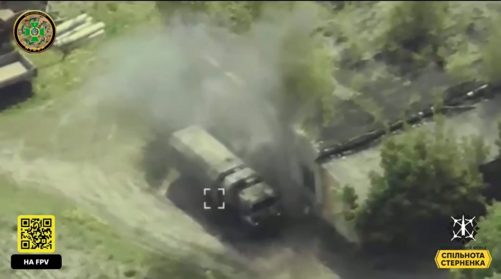 Die ukrainische "Hydra" -Einheit des staatlichen Grenzschutzdienstes traf das russische EW-Kontrollsystem "RB-109A" in Kursk-Richtung.[Published 24.05.2025]
