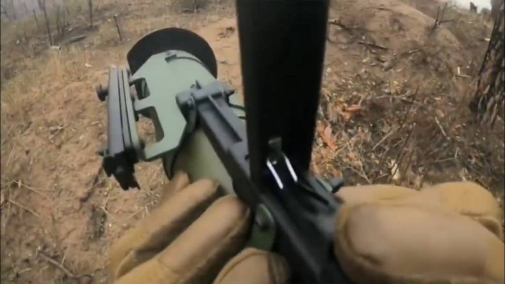 Die ukrainische "Scuto Company" der 12. Special Operations Brigade "Azov" in der Region Serebryansky in Luhansk. [Published 02.05.2025]