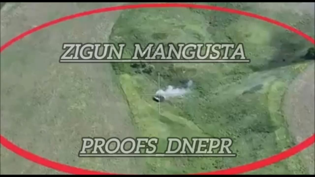 Beschädigter russischer BMP-2 explodiert. Mai 2025 in der Nähe von Pokrovsk, Ursache unbekannt