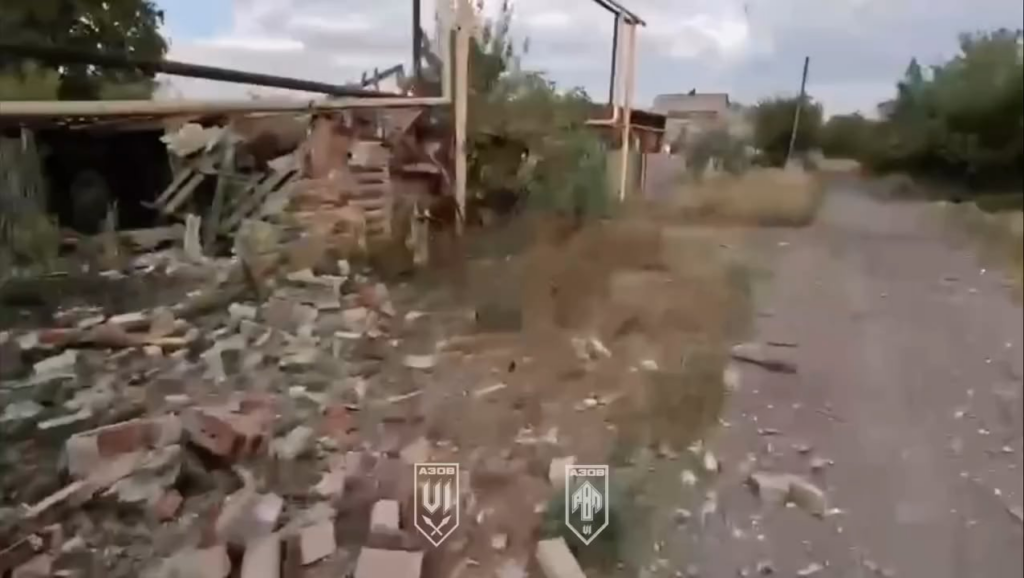 Ukrainische 12. Spezialzweck -Brigade „Azov“ Nahe Kämpfe in Toretsk. Frühjahr 2025