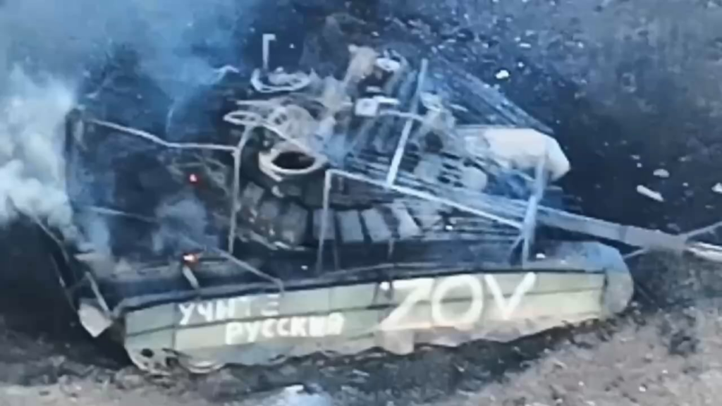 Die 129. Brigade der Territorialverteidigung zerstörte eine große Anzahl russischer Fahrzeuge und Infanterie in der Nähe des Dorfes Guevo in der Region Kursk