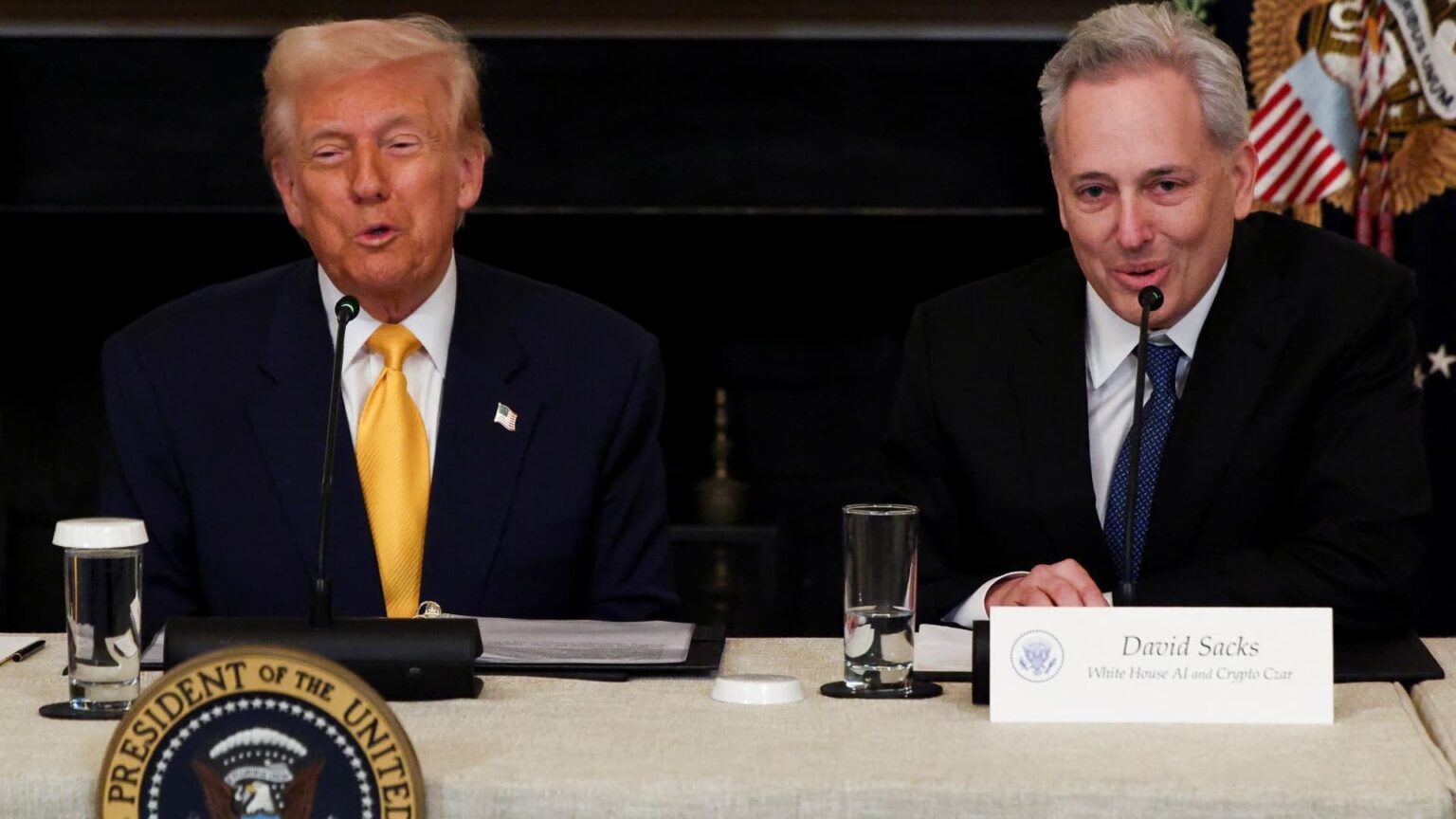 White House Crypto Czar David Sacks sagt