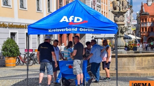 Deutschland: "Famined Right Extremist" AFD nach dem Bundesschutzdienst der Verfassung zufolge