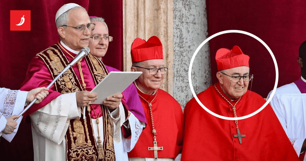 Der kroatische Kardinal befand sich direkt neben dem Papst auf dem Balkon
