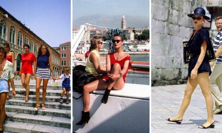 Fotos: Sommermode in den 1980er Jahren aufgeteilt