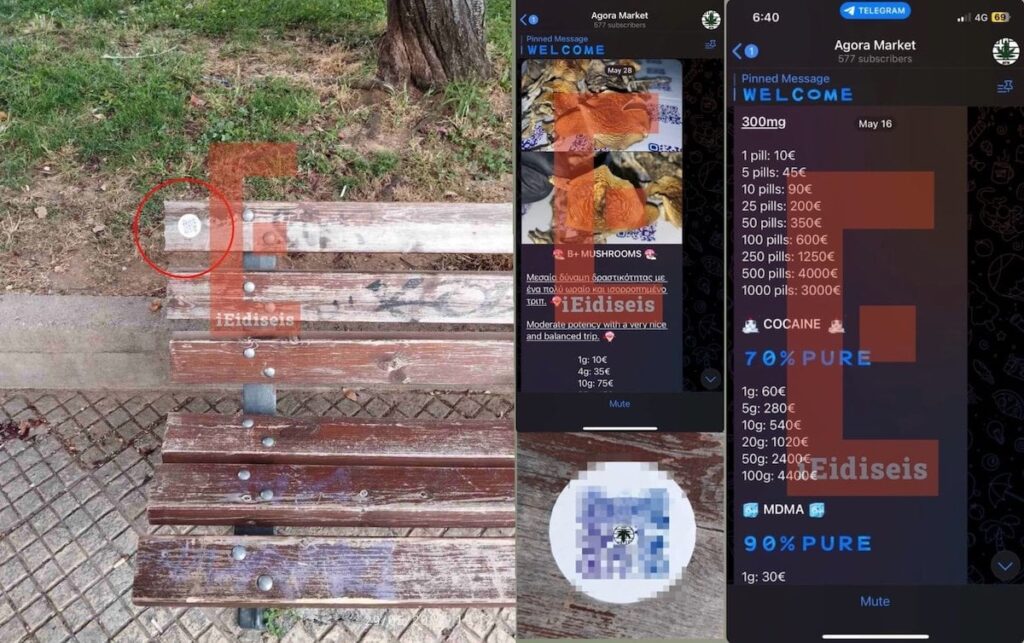 Jetzt kam "e - Medikamente": Drogenabsicht bei der Verwendung von QR -Code