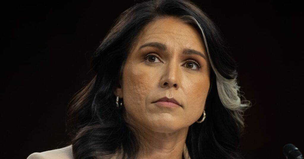 Leak zeigt Gabbard Goon, der heimlich die Intel -Veränderung bestellt, sodass es nicht gegen Trump "verwendet werden konnte"