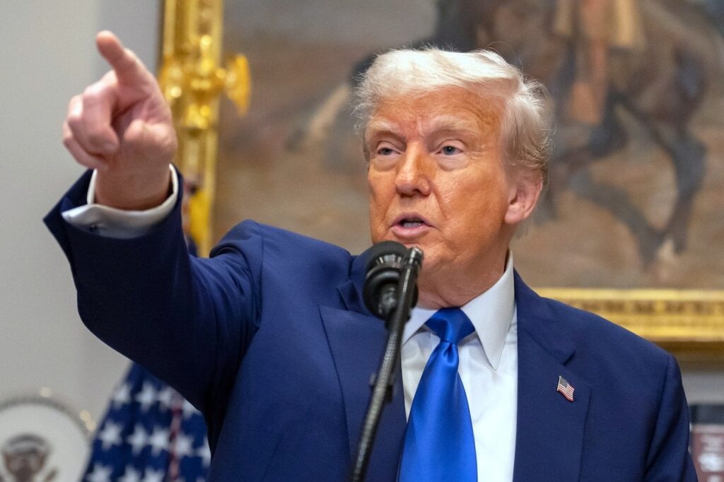 Trump antwortet wütend auf seinen Spitznamen der Wall Street: "Sag niemals, was du gesagt hast"