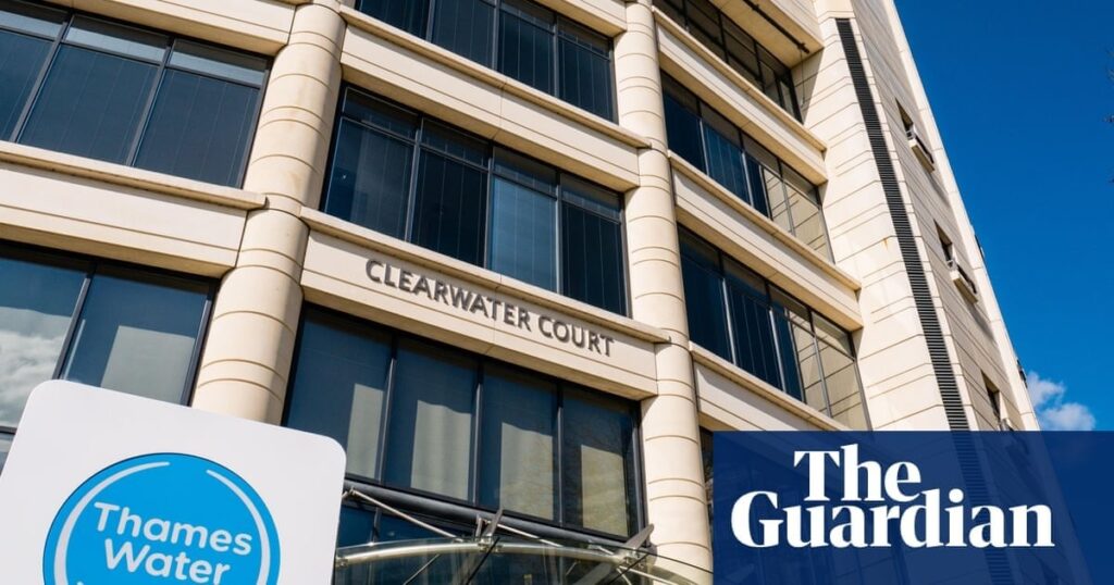 Minister, um Thames Water Bezahlungsbosse aus dem Notfalldarlehen zu blockieren