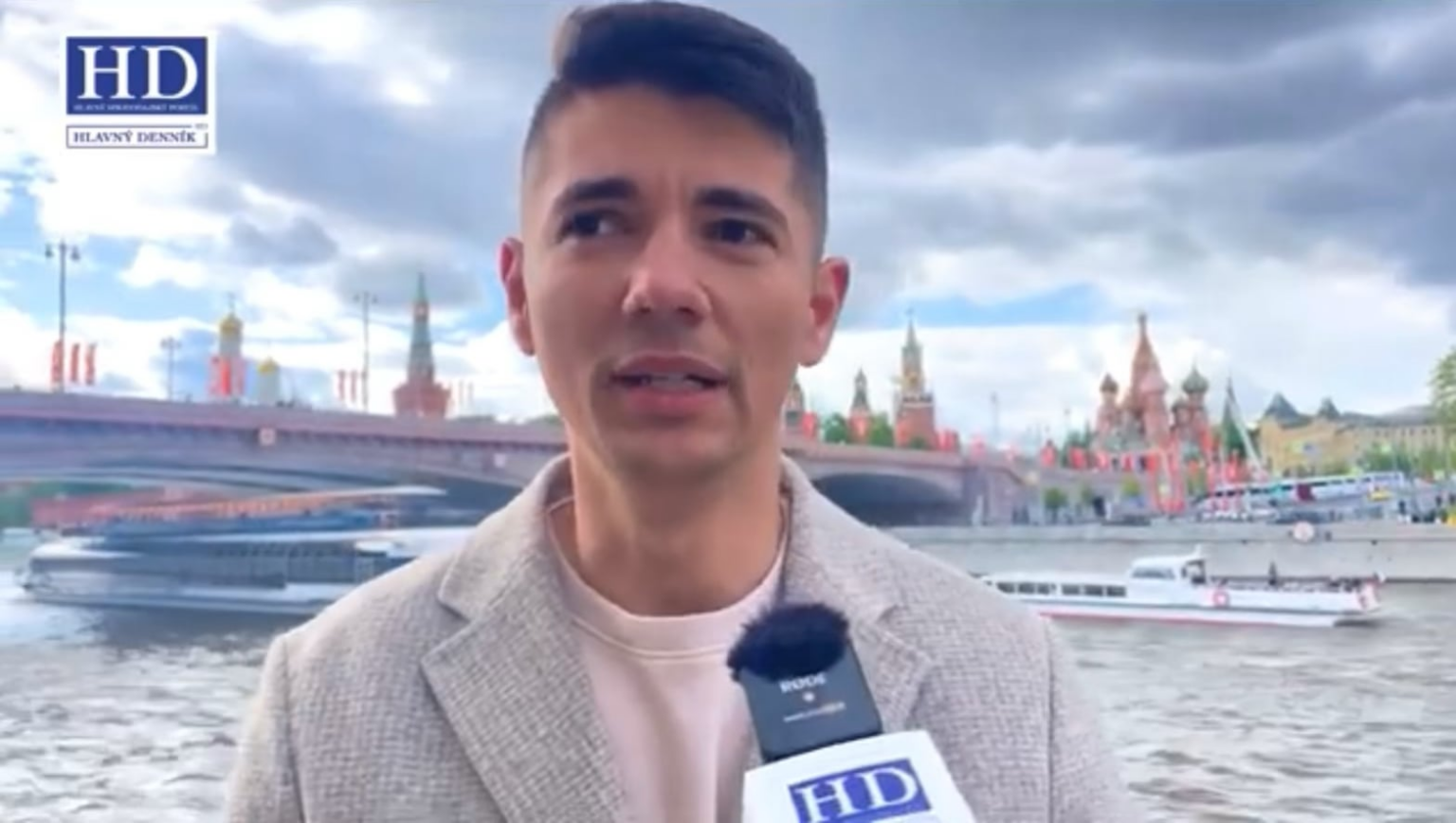 Erik Kaliňák in Moskau fast gesprochen !!!