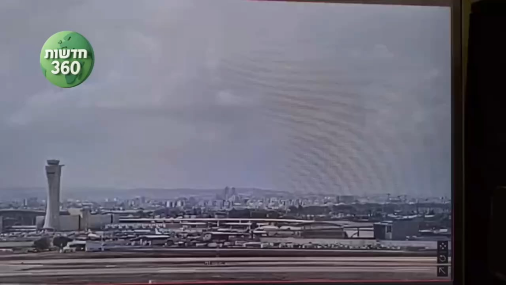 Houthi-Raketenaufprall in der Nähe des Flughafen Ben-Gurion