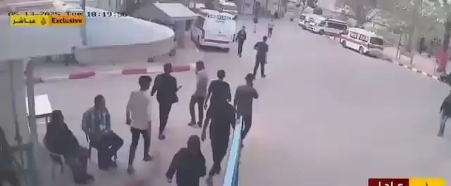 CCTV -Filmmaterial israelischer Luftangriffe im Gazastreifen