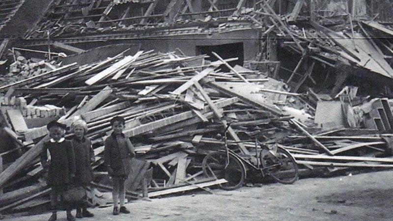 Jørgens Haus bombardiert: Während der Rest des Landes aus Nazi -Deutschland befreit wurde, regneten russische Bomben über Bornholm ab [som blev besat af russerne i næsten et år]