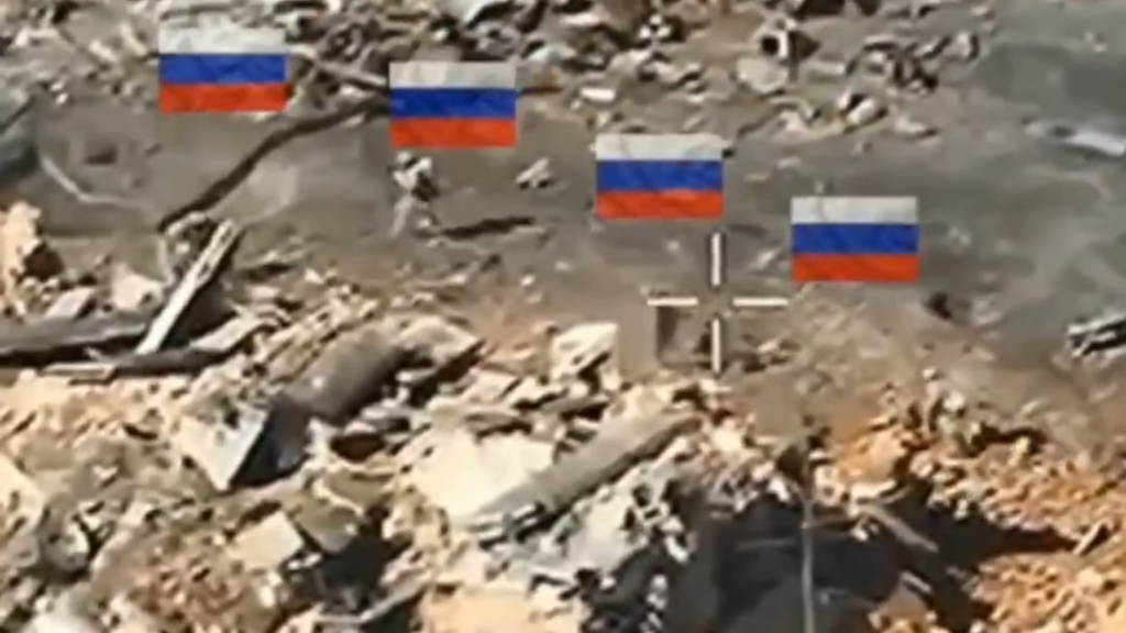 Das ukrainische Maschinengewehr des 34. Bataillons der 57. motorisierten Brigade hat 4 russische Soldaten in Vovchansk herausgenommen. [Published 11.05.2025]