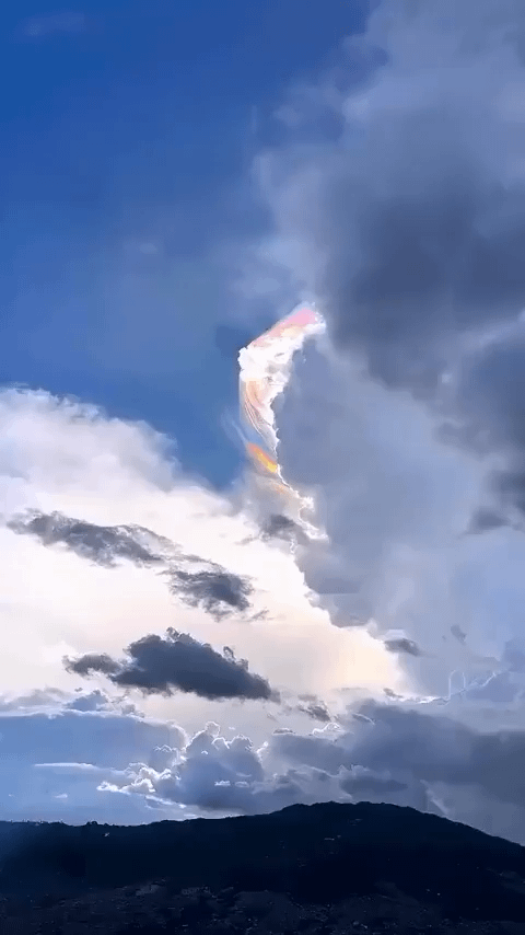 Diese Regenbogenwolke 🌈