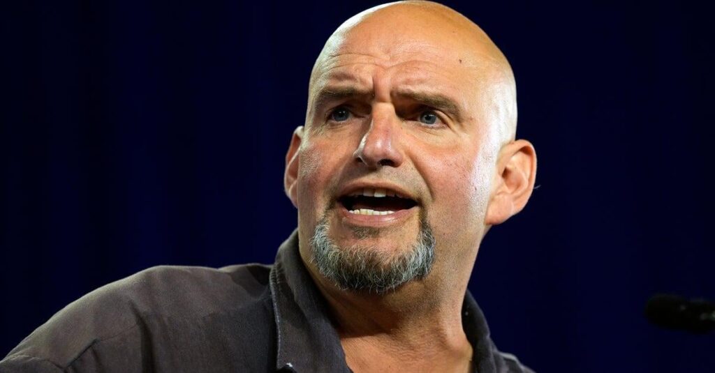 AP: Senator John Fetterman wirft Alarme mit Ausbruch bei, wenn sie sich mit Gewerkschaftsbeamten treffen