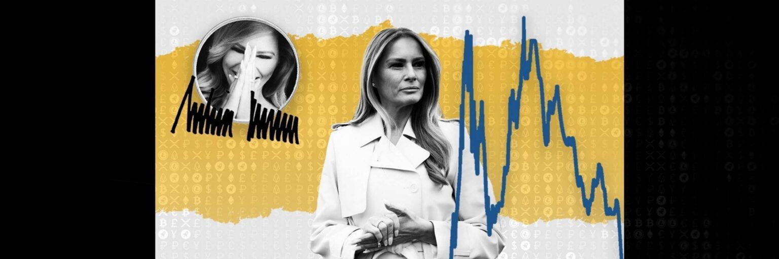 Melania Trumps Kryptowährung brachte 100 Millionen an Händler, die vor der Ankündigung gekauft wurden