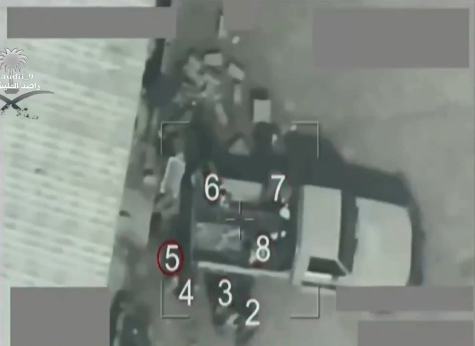Die saudische Luftwaffe bombardierte einen Ort, an dem 12 Houthis im Jemen-Sadaa versammelt waren.