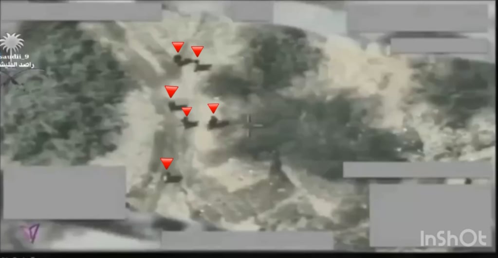 Saudi Air Force beseitigt sechs Houthis in den Frontjemen Hajjah