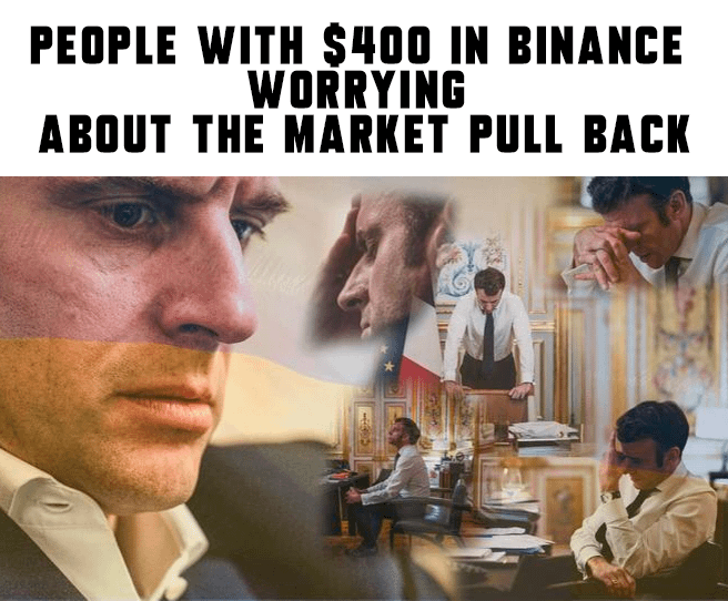 Menschen mit 400 US -Dollar in Binance machen sich Sorgen um den Markt ziehen sich zurück