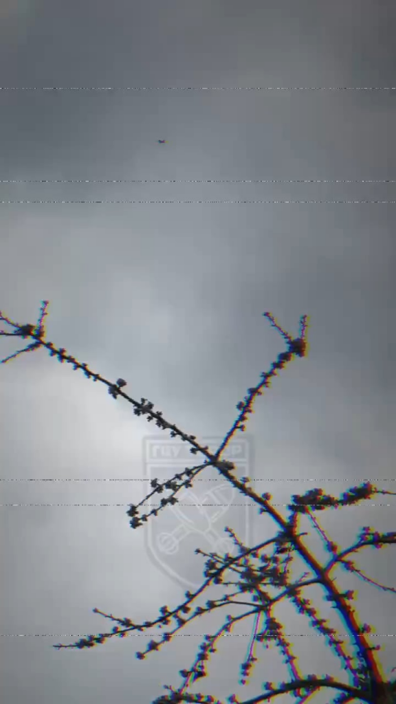 Seltenes Bodenmaterial zeigt, wie ein ukrainisches FPV Interceptor Quad eine russische Aufklärung UAV zerstört.